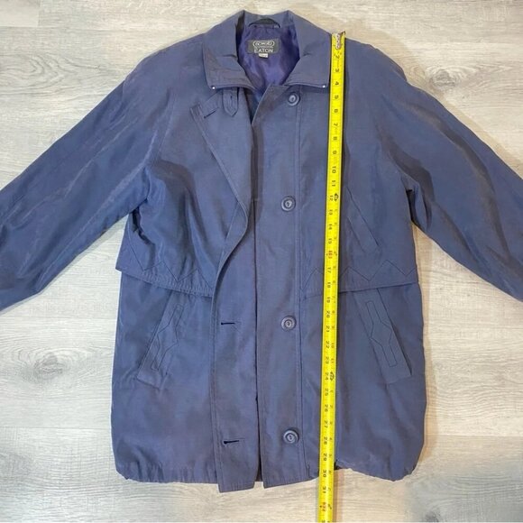 Vintage 1980s Eaton Novelti Bomber Jacket with Vented Design in Faux Suede - Picture 9 of 17